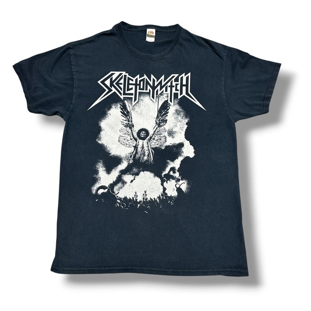 2000s Skeletonwitch Conqueror Metal Band Tee Shirt Black Thrash Death Sz M